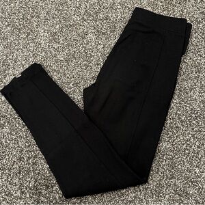 1.STATE Women's Straight Leg Front Slit Ankle Pant